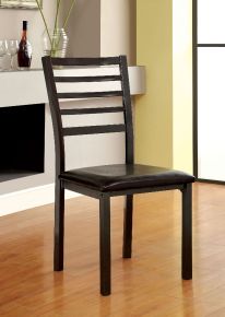 Furniture of America CM3615SC-4PK-KD Colman - Side Chair (Set of 4) - Black