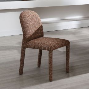 ACME DN04756 Lidi - Side Chair (Set of 2) - Brown Chenille