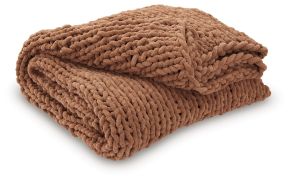 Signature Design by Ashley® A1001179 Chaddon - Throw (Set of 3) - Sienna