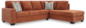 Signature Design by Ashley® 24304S2 Aviemore - 2-Piece Sectional With Raf Corner Chaise - Spice