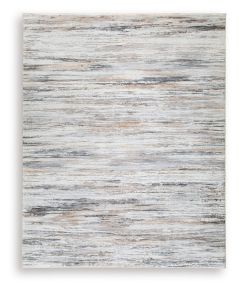 Ashley Furniture R407471 Nace - 8' x 10' Rug - Gray / Brown / White