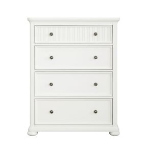 Samuel Lawrence Furniture S920-440 Savannah - 4-Drawer Chest - White