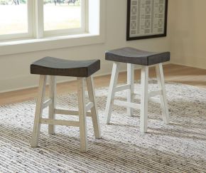 Ashley Furniture D548-424 Glosco - White - Stool (Set of 2)