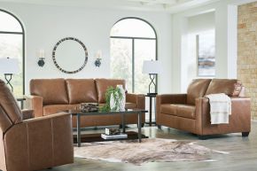 Signature Design by Ashley® 55603/38/35/25 Bolsena - 3 Pc. - Sofa, Loveseat, Rocker Recliner - Caramel