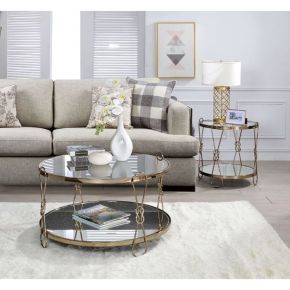 ACME 83940 Zekera - Coffee Table - Champagne & Mirrored