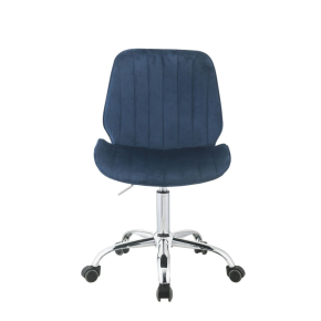ACME 92932 Muata - Office Chair - Twilight Blue Velvet & Chrome