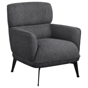 Coaster Fine Furniture 903082 Andrea - Upholstered Crecent Arm Accent Chair - Gray