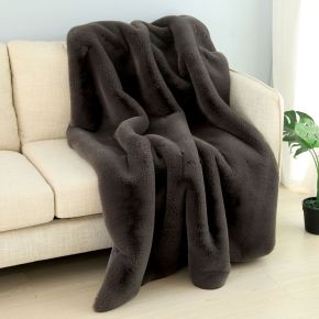 Furniture of America TW4140 Caparica - Throw - Charcoal