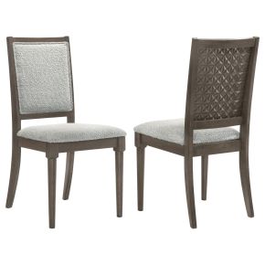Coaster Fine Furniture 108622 Onslow - Upholstered Dining Side Chair (Set of 2) - Dark Brown