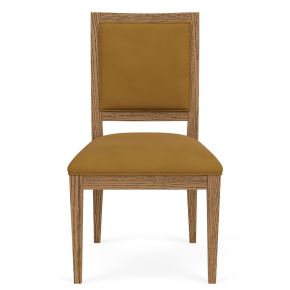 Riverside Furniture 51857 Halbrooke - Upholstered Back Side Chair (Set of 2) - Light Brown