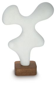 Signature Design by Ashley® A2000839 Lavarsen - Sculpture - 16.75" - White / Brown