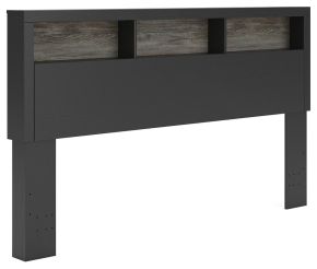 Ashley Furniture PCB1118-69 Broachmyn - King Bookcase Headboard - Black / Gray