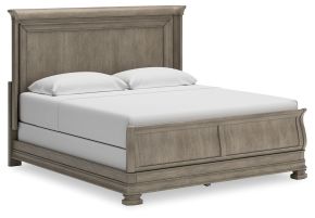 Signature Design by Ashley® B924B5 Lexorne - Gray - California King Sleigh Bed