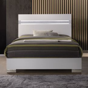 ACME 26767EK ACME 26767EK Naima II - Eastern King Bed - White High Gloss