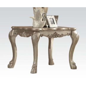 ACME 83161 Dresden - End Table - Gold Patina & Bone