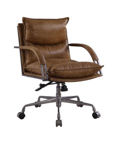 ACME 92539 Haggar - Executive Office Chair - Coffee Top Grain Leather