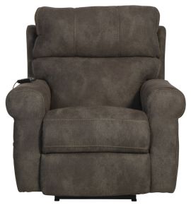 Catnapper 630107-1301/28-1302/28 Tranquility - Power Headrest Power Lay Flat Reclining With CR3 Heat / Massage / Lumbar - Pewter