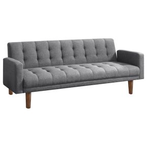 CoasterEveryday 360150 Sommer - Upholstered Tufted Convertible Sofa Bed - Gray