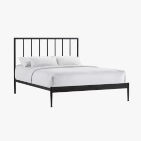 Intercon MB-BR-MODQEN-MTE-C Intercon MB-BR-MODQEN-MTE-C Metal Beds - Modern Queen Metal Bed - Matte Black