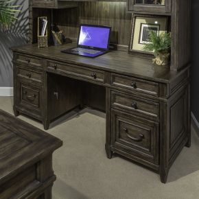 Liberty Furniture 297-HO120T Paradise Valley - Executive Credenza Top - Dark Brown