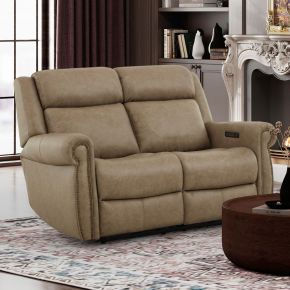 Liberty Furniture 7029TP-23P Carlton - Loveseat P3 & ZG - Taupe
