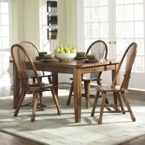 Liberty Furniture 17-T3660 Treasures - Rectangular Leg Dining Table - Light Brown