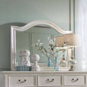 Liberty Furniture 249-BR51 Bayside - Arched Mirror - White