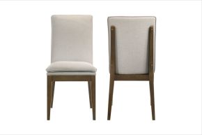 New Classic D7185B-20-NAT Maggie - Dining Chair With Cushion (Set of 2) - Natural / Walnut
