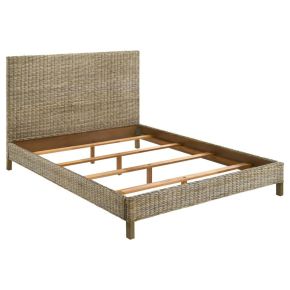 Coaster Fine Furniture 360181KE Zyla - Wood Eastern King Panel Bed - Kubu Gray