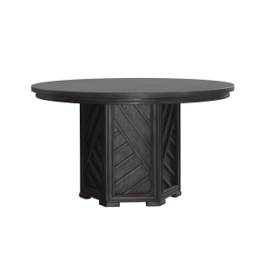Samuel Lawrence Furniture S964-DR-K1 Lenox - Round Dining Table - Black