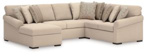 Benchcraft® 59404S7 Benchcraft® 59404S7 LadyMae - 4-Piece Sectional With LAF Corner Chaise - Twill