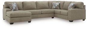Benchcraft® 48404S1 Benchcraft® 48404S1 Newellen - 3-Piece Sectional With LAF Chaise And RAF Sofa - Beige