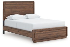 Signature Design by Ashley® PCB386B2 Fortlorn - Queen Panel Bed - Walnut Brown