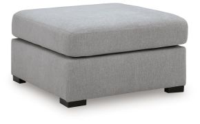 Benchcraft® 6680408 Lakepoint - Oversized Accent Ottoman - Nickel