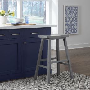 Liberty Furniture 38-B1830-G Creations - 30" Sawhorse Stool - Dark Gray