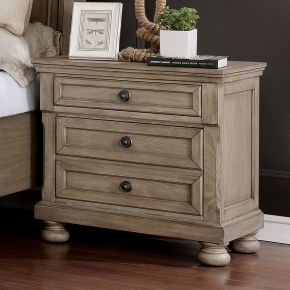 Furniture of America CM7568N Wells - Nightstand - Gray