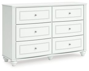 Signature Design by Ashley® PCB1819-21 Kozlani - Six Drawer Dresser - White