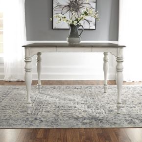 Liberty Furniture 244-GT5454 Magnolia Manor - Gathering Leg Table - Antique White