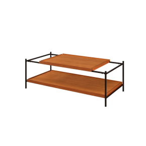 ACME 85675 Oaken - Coffee Table - Honey Oak & Black