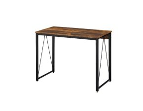 ACME 92600 ACME 92600 Zaidin - Writing Desk - Weathered Oak & Black