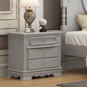 ACME BD02205 Flora - Nightstand - Gray