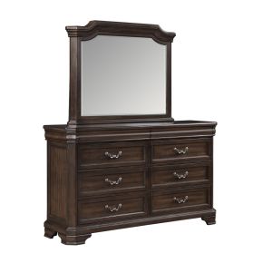 New Classic B493B-060 Lyndhurst - Landscape Mirror - Walnut