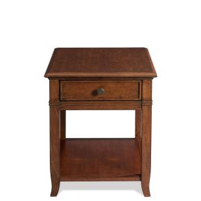Riverside Furniture 51709 Campbell - Side Table - Burnished Cherry