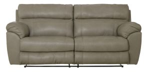 Jackson Furniture Industries 4071-1273/56-3073/56 Costa - Top Grain Italian Leather Lay Flat Reclining Sofa - Putty