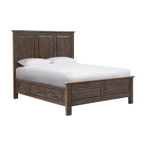 Intercon TR-BR-3665QS-DWS-C Transitions - Queen Storage Bed - Driftwood / Sable