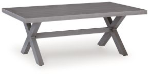 Signature Design by Ashley® PCP418-701 Half Moon Beach - Rectangular Cocktail Table - Gray