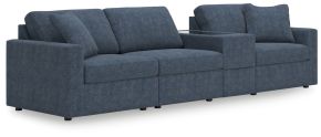 Signature Design by Ashley® 92121S29 Modmax - 4-Piece Sectional With Storage Console - Ink