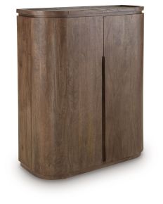 Ashley Furniture A4000697 Landermont - Bar Cabinet - Medium Brown