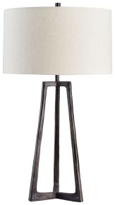 Ashley Furniture L208344 Wynlett - Light Gray - Metal Table Lamp