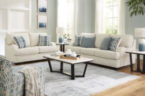Signature Design by Ashley® 33404/38/35/21 Valerano - Parchment - 3 Pc. - Sofa, Loveseat, Accent Chair